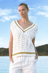 TRELISE COOPER GOOD IN-VEST-MENT VEST/WHITE
