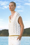 TRELISE COOPER GOOD IN-VEST-MENT VEST/WHITE