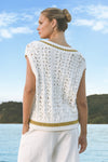 TRELISE COOPER GOOD IN-VEST-MENT VEST/WHITE