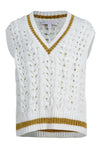 TRELISE COOPER GOOD IN-VEST-MENT VEST/WHITE