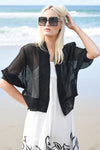 TRELISE COOPER CROP-DEAD GORGEOUS JACKET-BLACK.