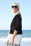 TRELISE COOPER CROP-DEAD GORGEOUS JACKET-BLACK.