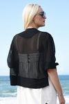 TRELISE COOPER CROP-DEAD GORGEOUS JACKET-BLACK.