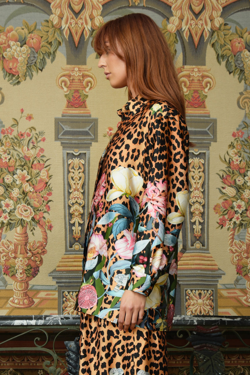 TRELISE COOPER DRIFT AWAY SHIRT-LEOPARD