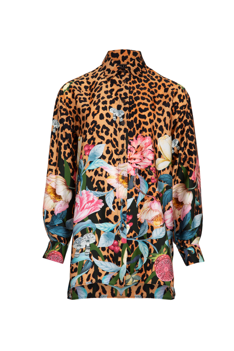 TRELISE COOPER DRIFT AWAY SHIRT-LEOPARD