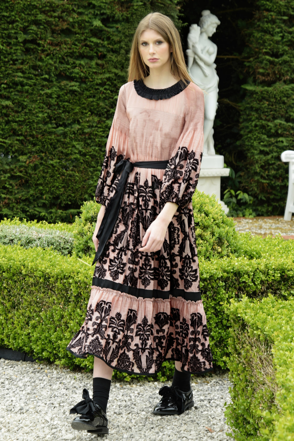 TRELISE COOPER DREAM QUEEN DRESS-PINK/BLACK