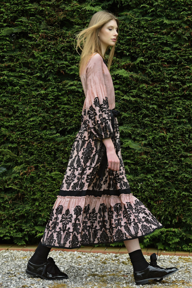 TRELISE COOPER DREAM QUEEN DRESS-PINK/BLACK