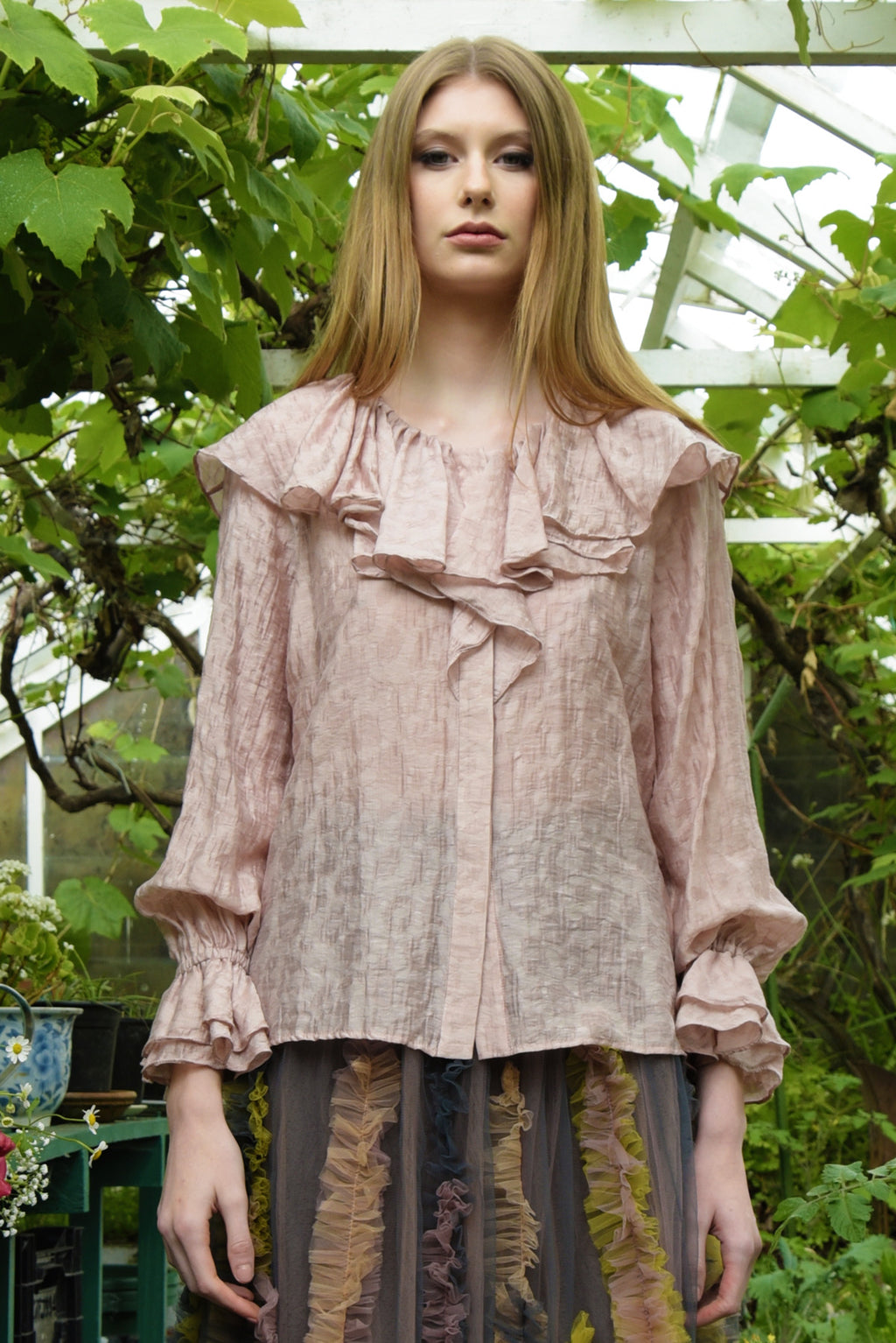 TRELISE COOPER I'M FRILL HERE BLOUSE