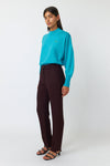 KATE SYLVESTER TEDDY JUMPER-TURQUOISE
