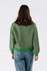 LOLLYS LAUNDRY TERRY KNIT JUMPER-GREEN