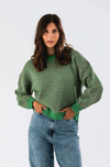 LOLLYS LAUNDRY TERRY KNIT JUMPER-GREEN