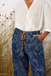 MAUD DAINTY TRUCKER PANT-ORCHIDS