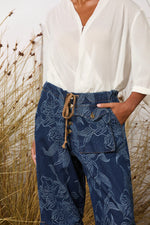MAUD DAINTY TRUCKER PANT-ORCHIDS