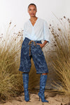 MAUD DAINTY TRUCKER PANT-ORCHIDS