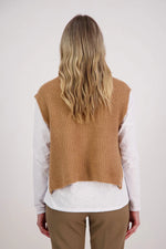 BRIARWOOD VICKIE SLEEVELESS VEST-TAUPE