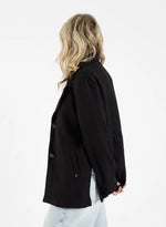 FEDERATION COLLECT COAT-BLACK