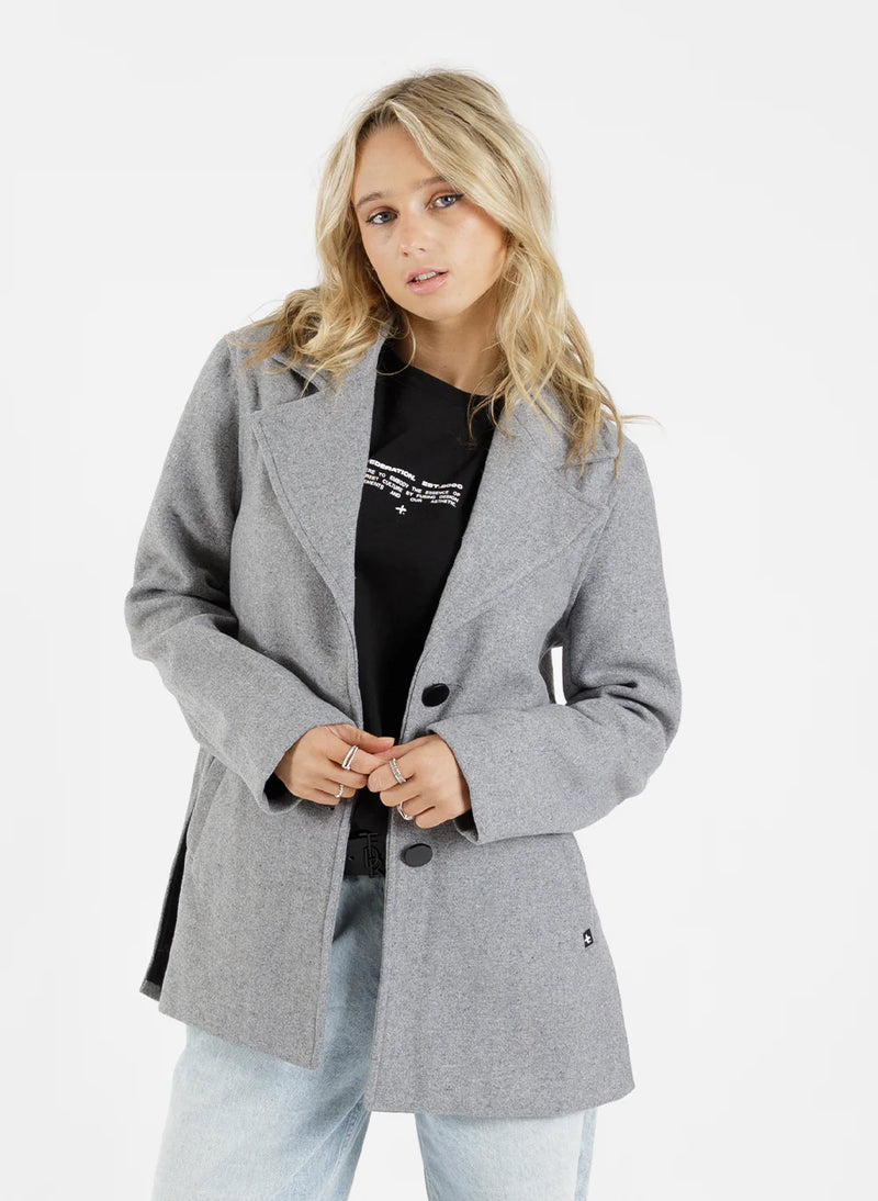 FEDERATION COLLECT COAT-GREY