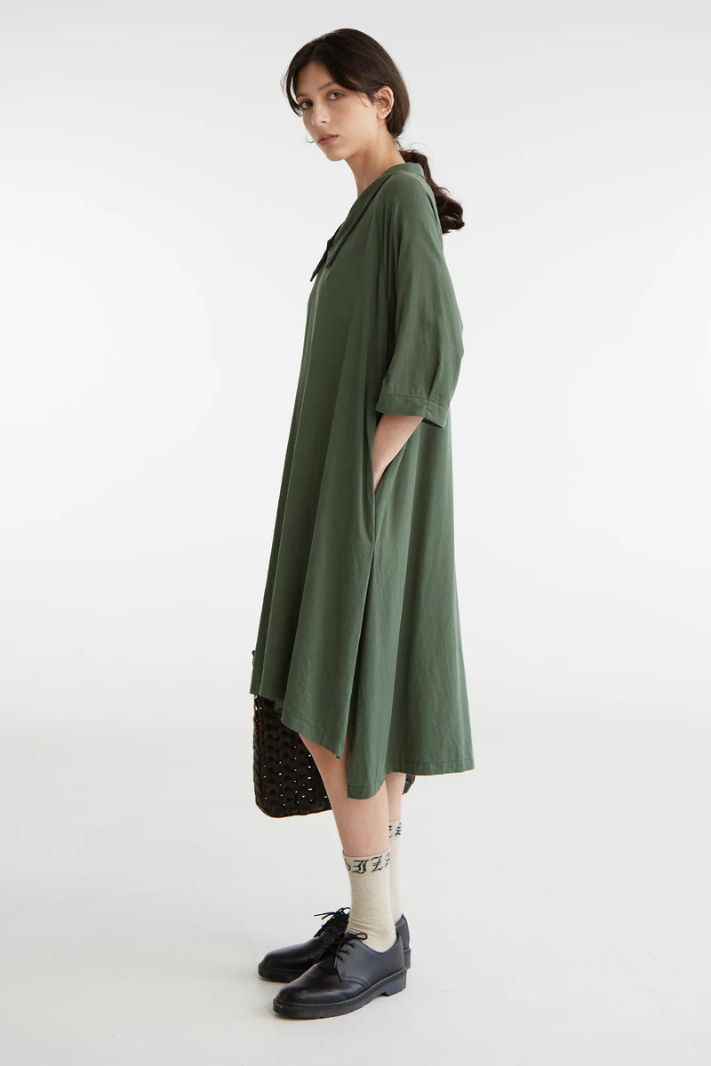 ZAMBESI A-FRAME DRESS-PINE