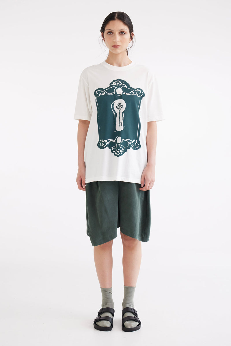 ZAMBESI BOX TEE-LOCK-NATURAL