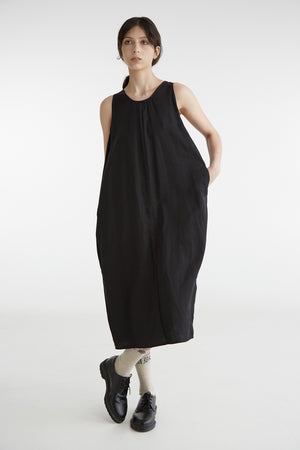 ZAMBESI COCOON DRESS-BLACKBIRD