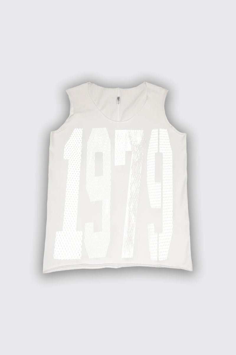 ZAMBESI 1979 TANK TOP-WHITE/WHITE