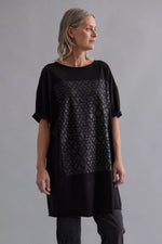 ZAMBESI CHAINMAIL T DRESS-BLACK/BLACK
