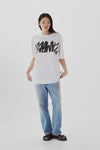 ZAMBESI GRAFFITI TEE-WHITE/BLACK