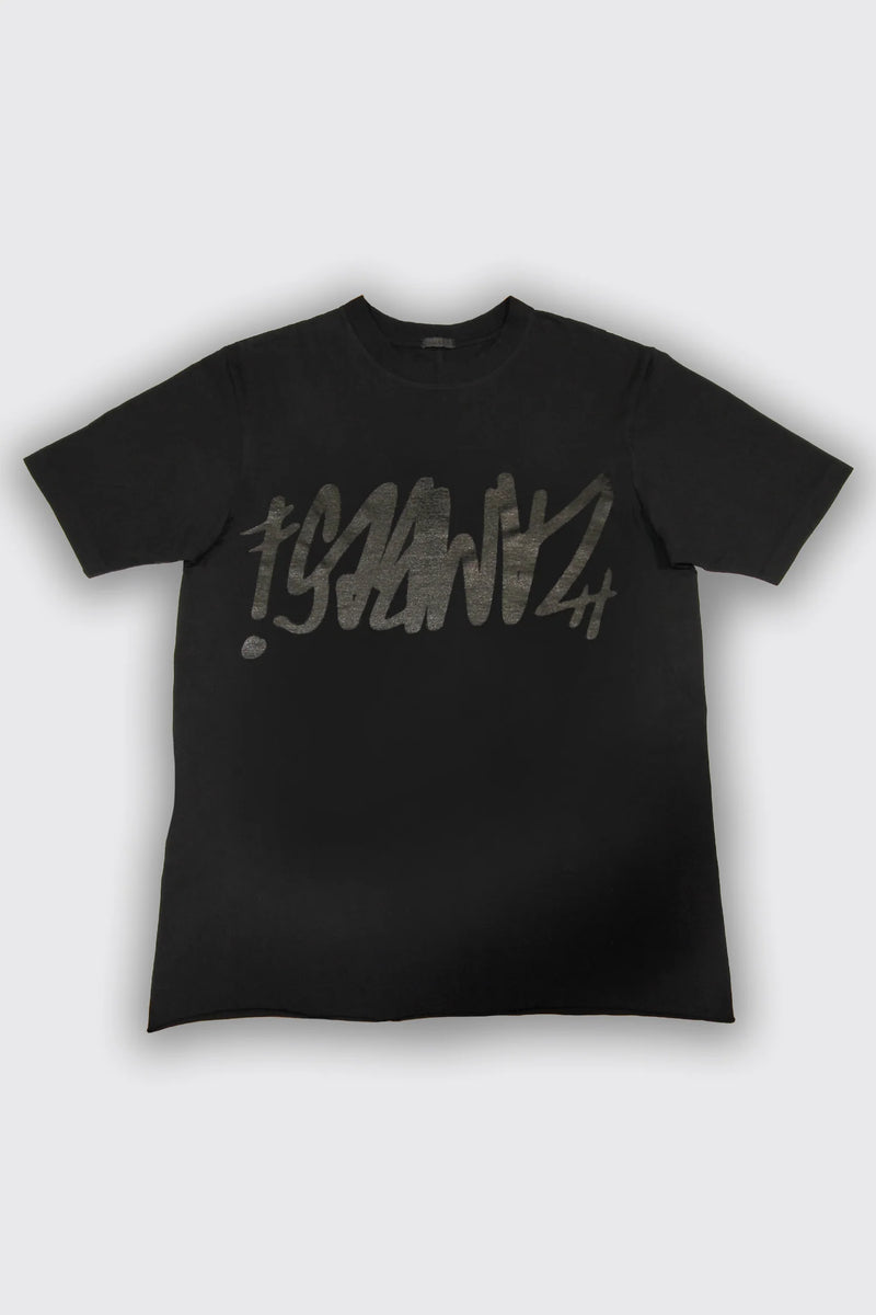 ZAMBESI GRAFFITI TEE-BLACK/BLACK