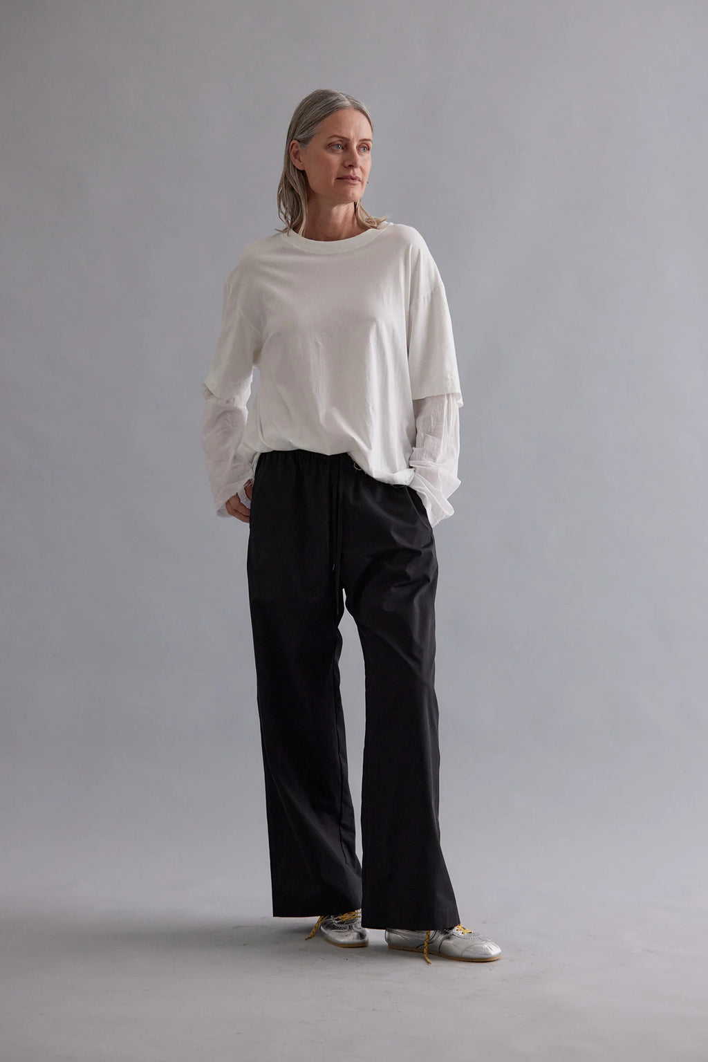 ZAMBESI LAYER TEE-GHOST