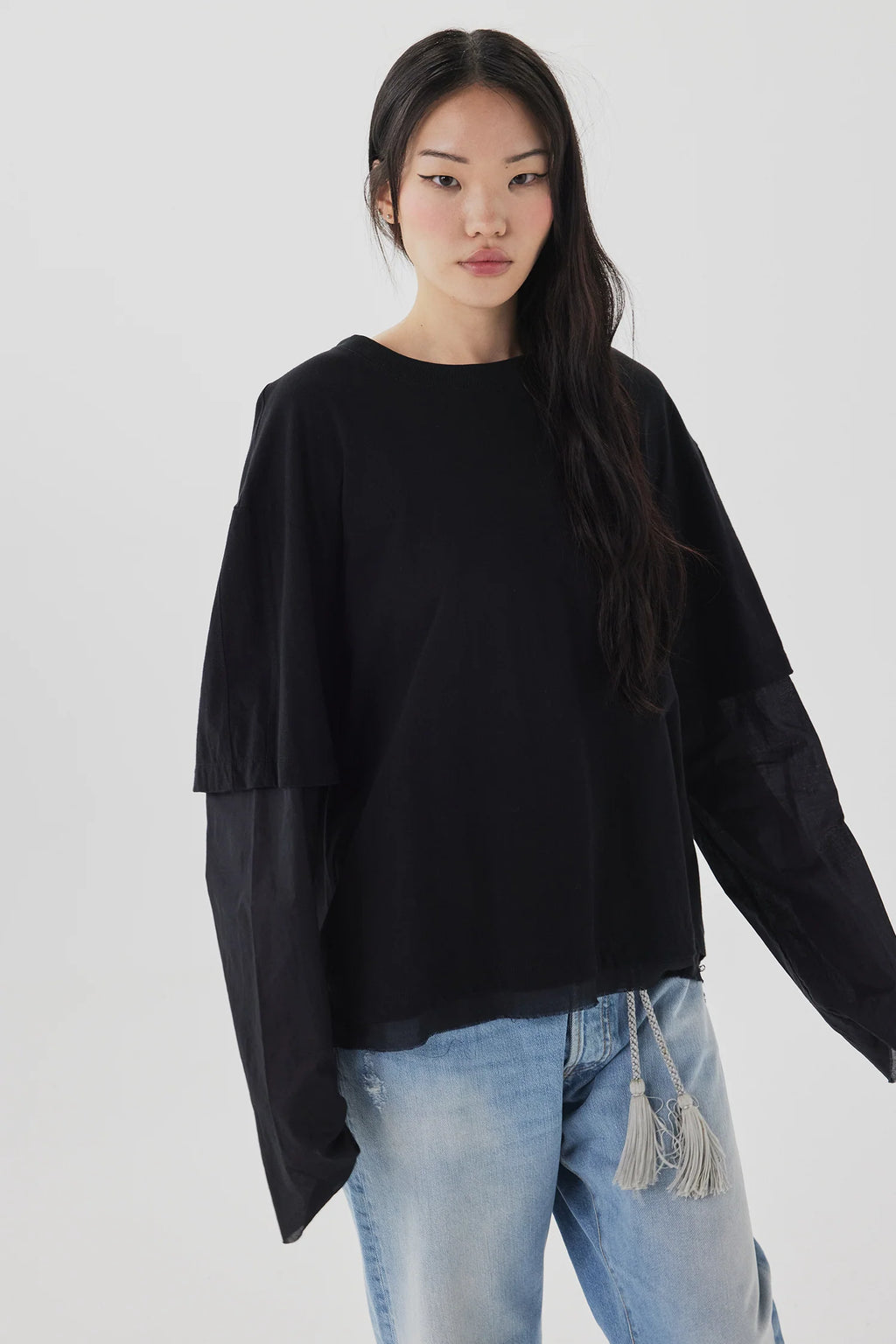 ZAMBESI LAYER TEE-PHANTOM