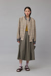 ZAMBESI VOLUME SKIRT-CAPER