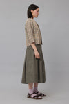 ZAMBESI VOLUME SKIRT-CAPER