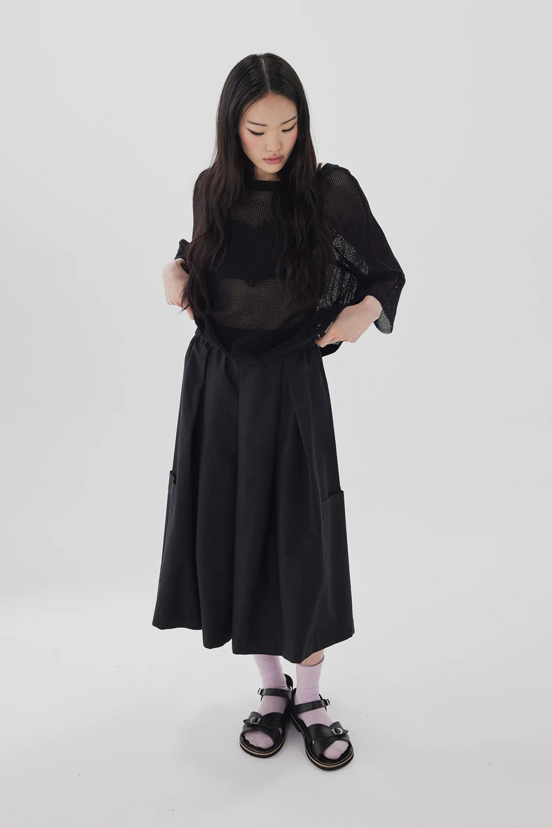 ZAMBESI VOLUME SKIRT-PEPPER