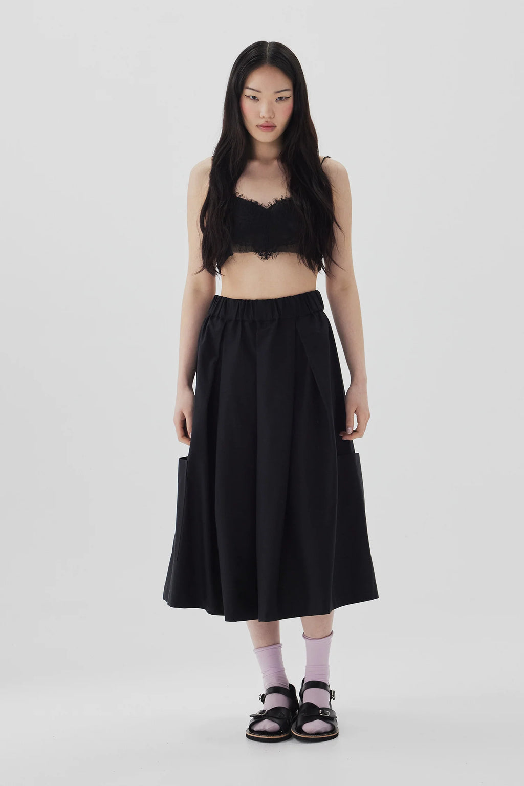ZAMBESI VOLUME SKIRT-PEPPER