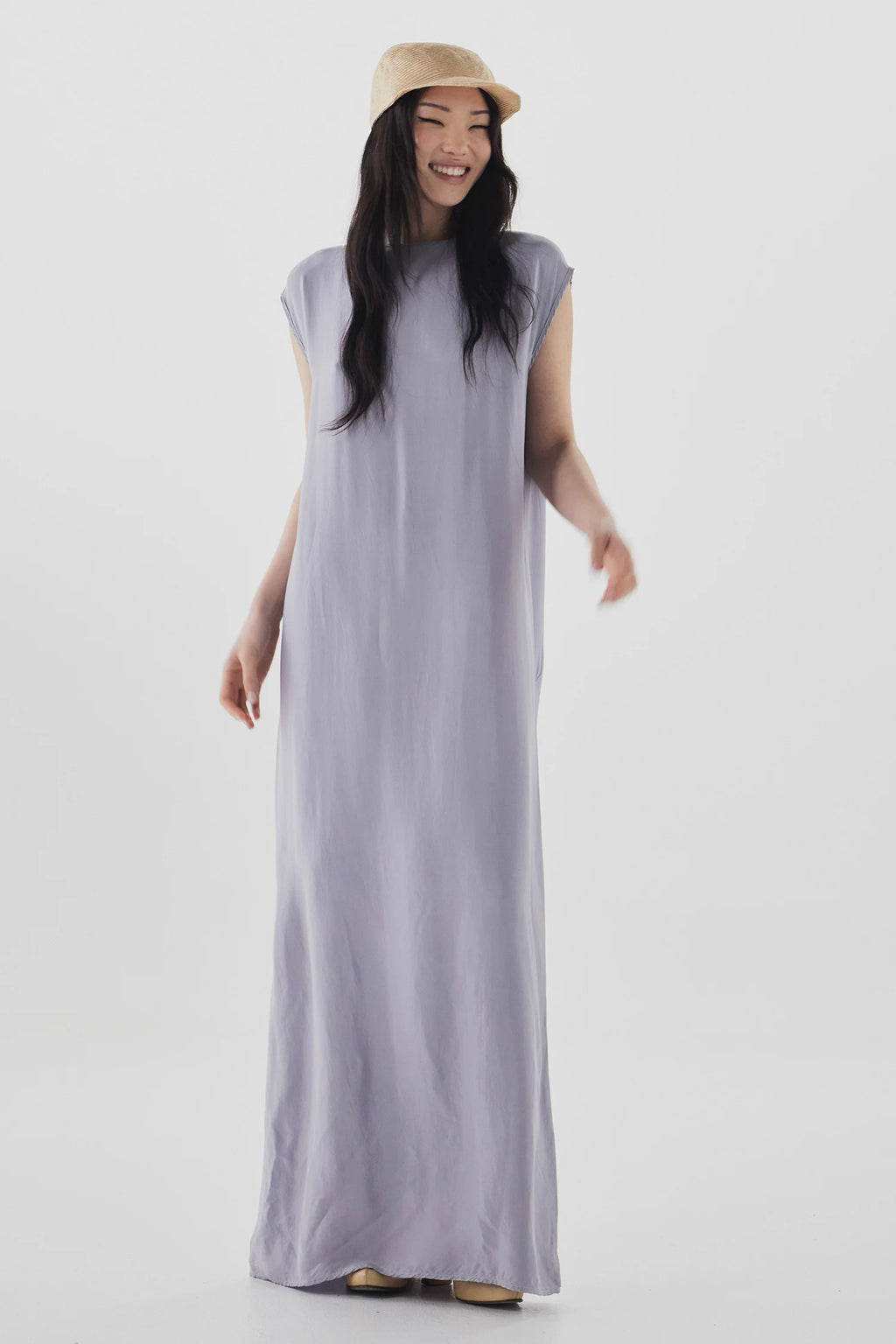 ZAMBESI GLIDE DRESS-SILVER