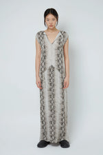 ZAMBESI GLIDE DRESS-SNAKE