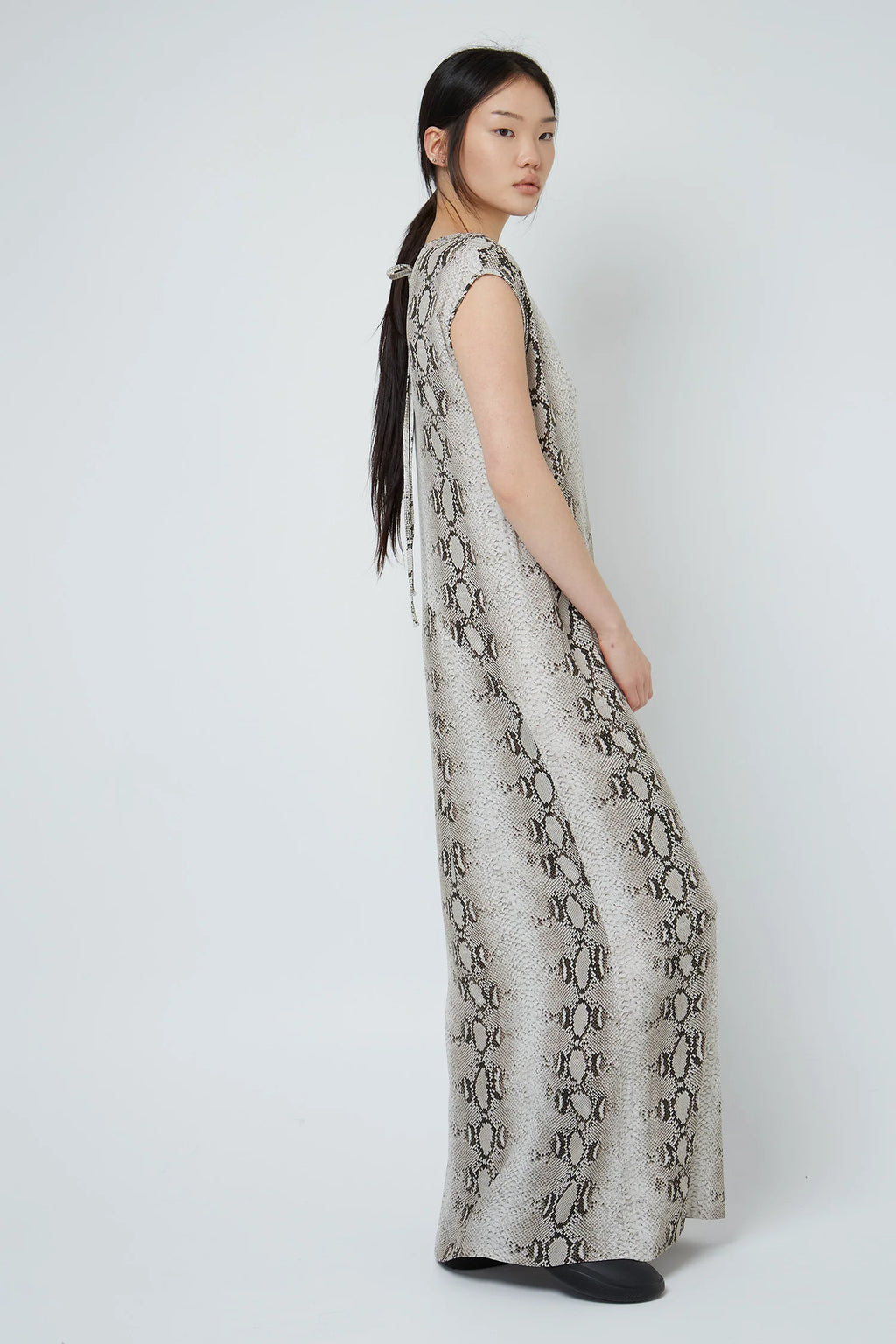 ZAMBESI GLIDE DRESS-SNAKE