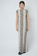 ZAMBESI GLIDE DRESS-SNAKE