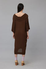 ZAMBESI LIBERTINE DRESS-BARK