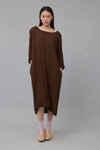 ZAMBESI LIBERTINE DRESS-BARK