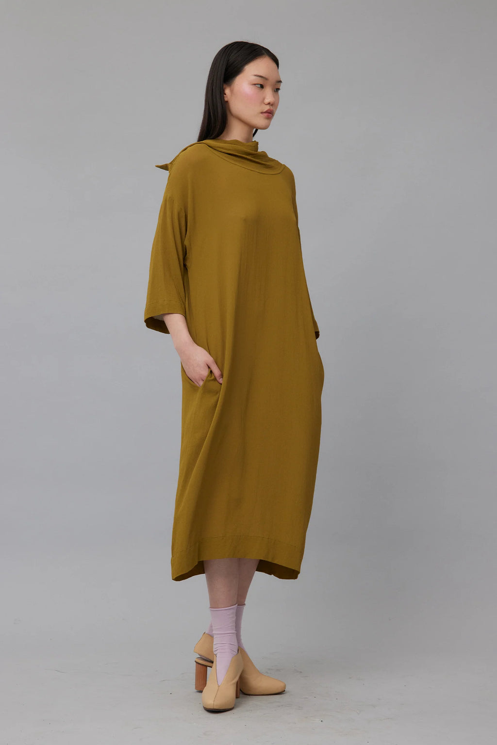 ZAMBESI LIBERTINE DRESS-LEMONGRASS