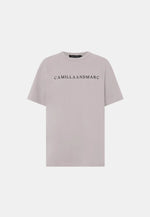 CAMILLA & MARC CAPELLA LOGO TEE-ASH LILAC
