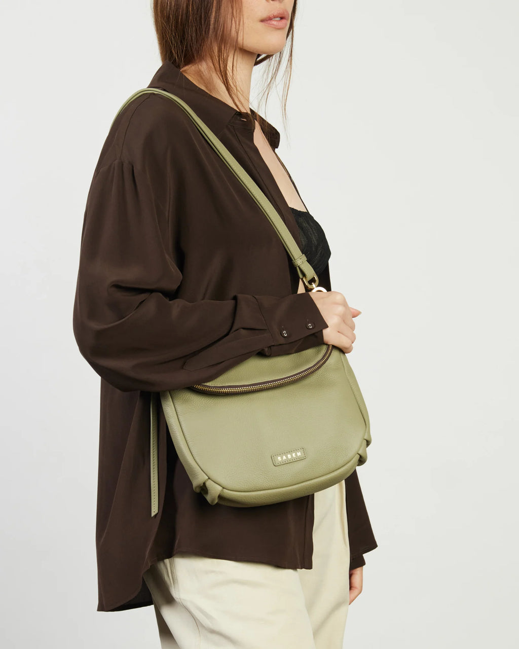 SABEN FIFI CROSSBODY-EUCALYPTUS