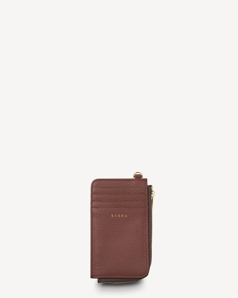 SABEN WINONA CARD HOLDER-UMBER