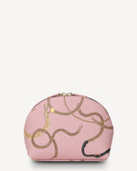 SABEN GABI MAKE-UP POUCH-DESERT ROSE CHAIN PRINT