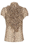 SAINT TROPEZ LILJA TOP- LEOPARD