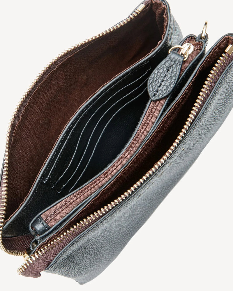 SABEN TILLY CROSSBODY WALLET-BLACK
