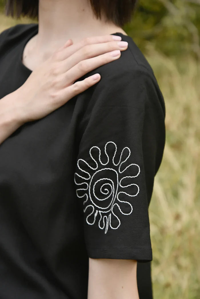 CURATE JOINED AT THE HIP DRESS-BLACK