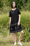 CURATE JOINED AT THE HIP DRESS-BLACK