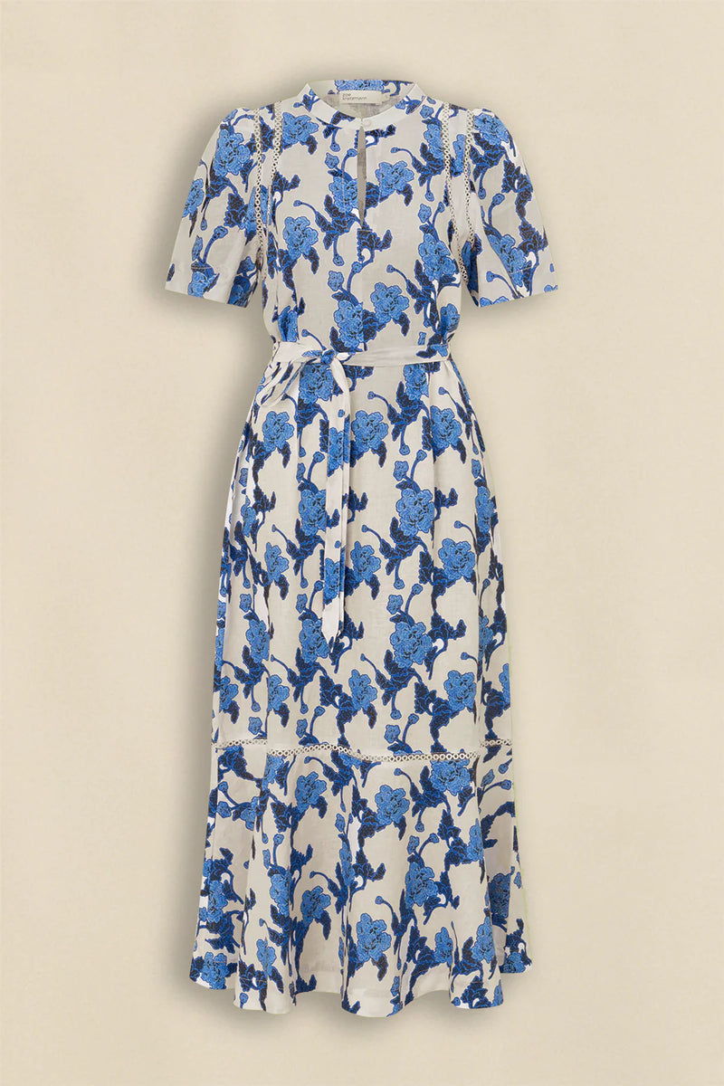 ZOE KRATZMANN CABLE DRESS-AZURE BOUQUET